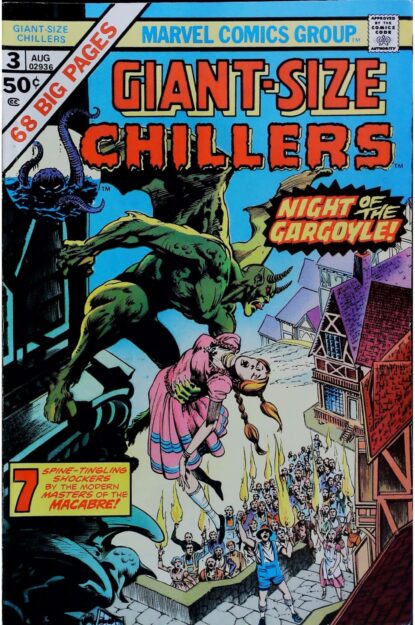 Couverture de GIANT-SIZE CHILLERS (1975) #3 - par Bernie Wrightson - lecubeacomics.com