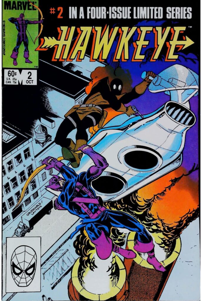 Hawkeye #2, vue de l'exemplaire