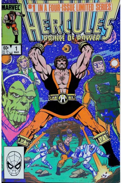 Couverture de HERCULES (1984) COMPLETE SET #1-4 - par Bob Layton - lecubeacomics.com