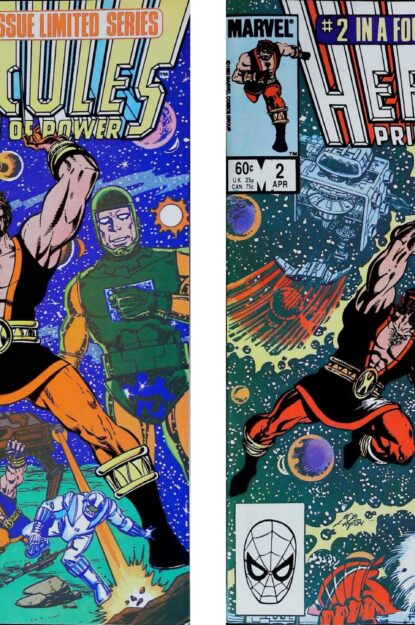 HERCULES (1984) COMPLETE SET #1-4 - Marvel - lecubeacomics.com Couverture de HERCULES (1984) COMPLETE SET #1-4 - par Bob Layton - lecubeacomics.com