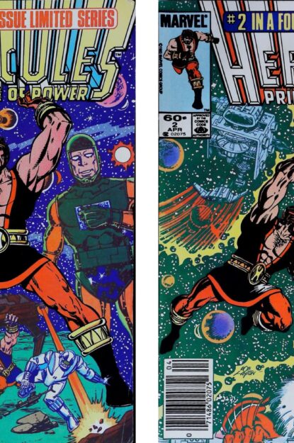 HERCULES (1984) COMPLETE SET #1-4 - Marvel - lecubeacomics.com Couverture de HERCULES (1984) COMPLETE SET #1-4 - par Bob Layton - lecubeacomics.com