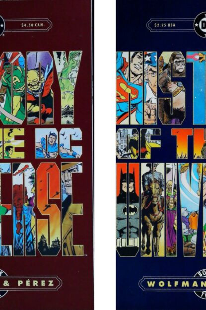 HISTORY OF THE DC UNIVERSE (1987) COMPLETE SET #1-2 - DC Comics - lecubeacomics.com Couverture de HISTORY OF THE DC UNIVERSE (1987) COMPLETE SET #1-2 - par George Perez - lecubeacomics.com