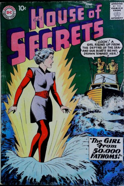 Couverture de HOUSE OF SECRETS (1956) #21 - par John William Ely - lecubeacomics.com