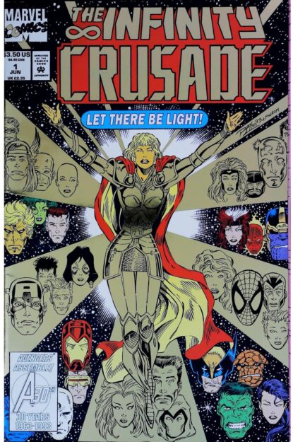 Couverture de INFINITY CRUSADE (1993) COMPLETE SET #1-6 - par Ron Lim - lecubeacomics.com