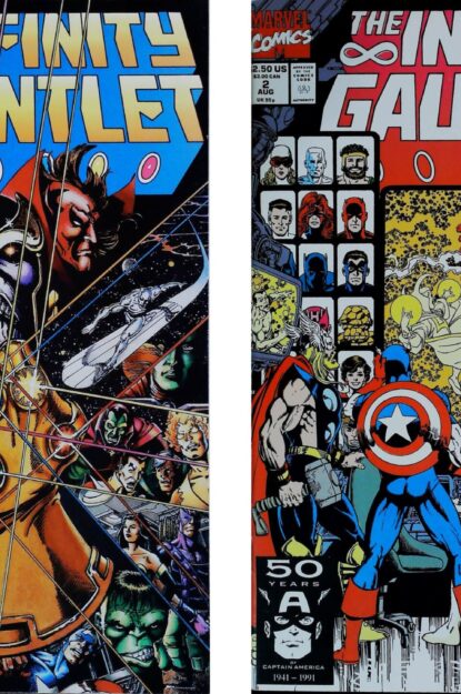 INFINITY GAUNTLET (1991) COMPLETE SET #1-6 - Marvel - lecubeacomics.com Couverture de INFINITY GAUNTLET (1991) COMPLETE SET #1-6 - par Ron Lim - lecubeacomics.com