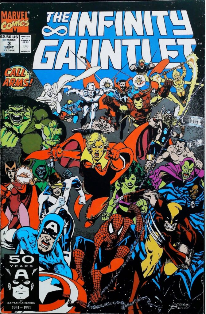 Infinity Gauntlet #3, exemplaire FN+ 6.5, recto