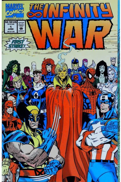 Couverture de INFINITY WAR (1992) #1 - par George Perez - lecubeacomics.com