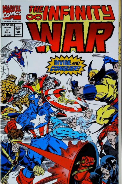 Couverture de INFINITY WAR (1992) #2 - par George Perez - lecubeacomics.com