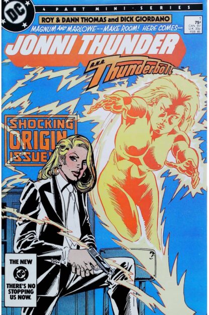 Couverture de JONNI THUNDER (1985) #1 - par Dick Giordano - lecubeacomics.com
