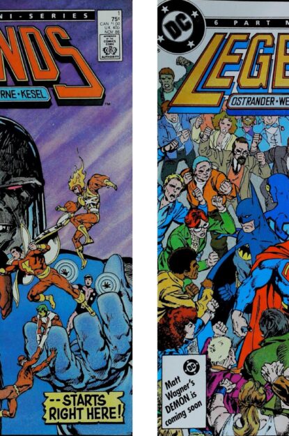 LEGENDS (1986) COMPLETE SET #1-6 - DC Comics - lecubeacomics.com Couverture de LEGENDS (1986) COMPLETE SET #1-6 - par John Byrne - lecubeacomics.com
