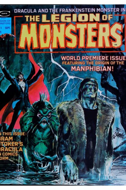 Couverture de LEGION OF MONSTERS (1975) #1 - par Neal Adams - lecubeacomics.com