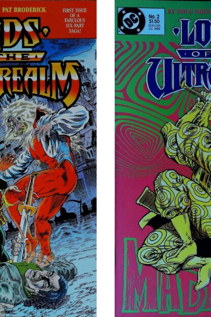 LORDS OF THE ULTRA-REALM (1986) COMPLETE SET #1-6 - DC Comics - lecubeacomics.com Couverture de LORDS OF THE ULTRA-REALM (1986) COMPLETE SET #1-6 - par Pat Broderick - lecubeacomics.com