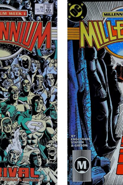 MILLENNIUM (1988) COMPLETE SET #1-8 - DC Comics - lecubeacomics.com Couverture de MILLENNIUM (1988) COMPLETE SET #1-8 - par Joe Staton - lecubeacomics.com