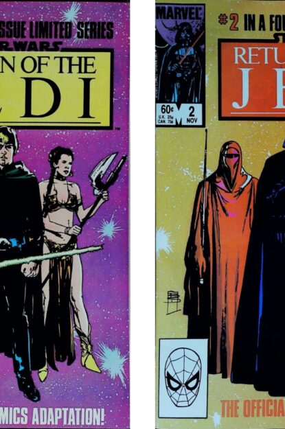 STAR WARS : RETURN OF THE JEDI (1983) COMPLETE SET #1-4 - Marvel - lecubeacomics.com Couverture de STAR WARS : RETURN OF THE JEDI (1983) COMPLETE SET #1-4 - par Bill Sienkiewicz - lecubeacomics.com