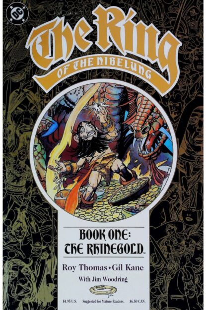 Couverture de RING OF THE NIBELUNG (1990) COMPLETE SET #1-4 - par Gil Kane - lecubeacomics.com