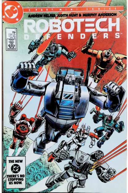 Couverture de ROBOTECH DEFENDERS (1985) COMPLETE SET #1-2 - par Judith Hunt - lecubeacomics.com