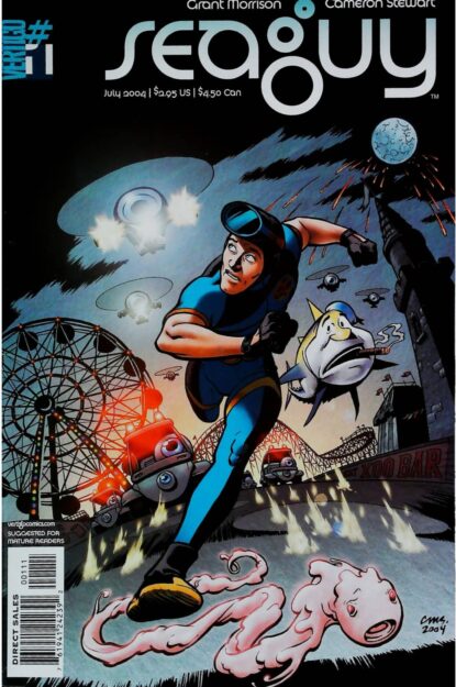Couverture de SEAGUY (2004) COMPLETE SET #1-3 - par Cameron Stewart - lecubeacomics.com