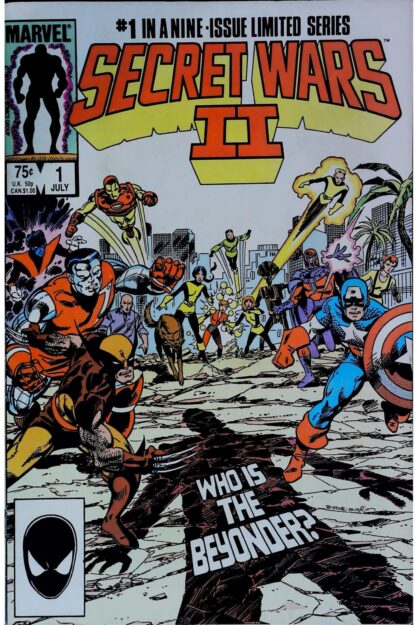 Couverture de SECRET WARS II (1985) COMPLETE SET #1-9 - par John Byrne - lecubeacomics.com