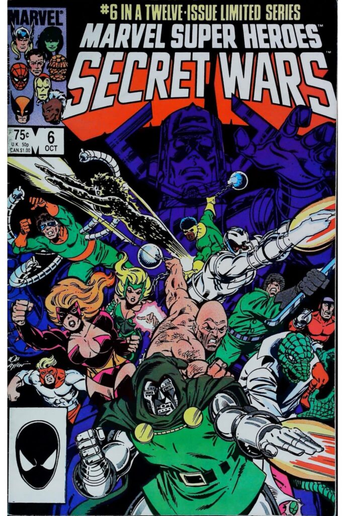 Marvel Super Heroes Secret Wars #6, exemplaire FN+ 6.5, recto