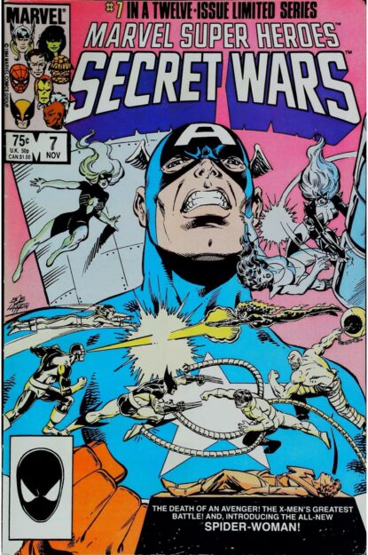 Couverture de MARVEL SUPER HEROES SECRET WARS (1984) #7 - par Bob Layton - lecubeacomics.com