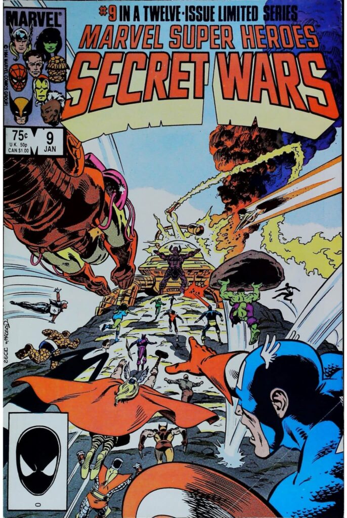 Marvel Super Heroes Secret Wars #9, exemplaire FN- 5.5, recto
