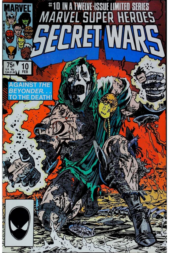 Marvel Super Heroes Secret Wars #10, vue de l'exemplaire