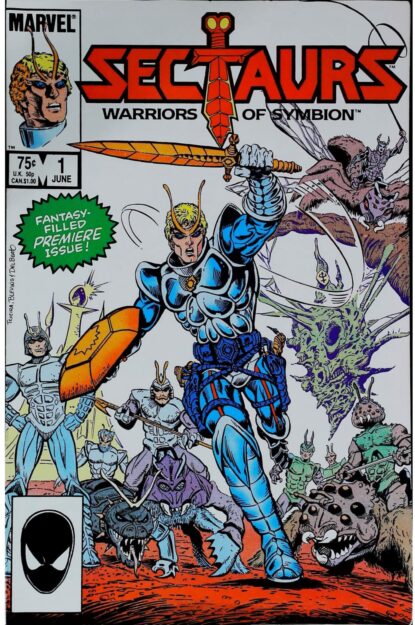 Couverture de SECTAURS (1985) #1 - par Mark Texeira - lecubeacomics.com
