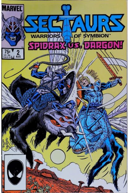 Couverture de SECTAURS (1985) #2 - par Mark Texeira - lecubeacomics.com