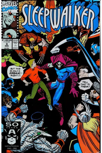 Couverture de SLEEPWALKER (1991) #3 - par Bret Blevins - lecubeacomics.com