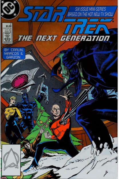 Couverture de STAR TREK THE NEXT GENERATION (1988) #2 - par Pablo Marcos - lecubeacomics.com