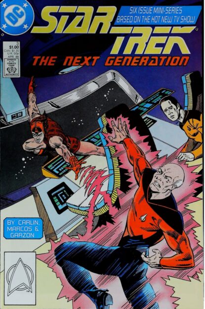 Couverture de STAR TREK THE NEXT GENERATION (1988) #3 - par Pablo Marcos - lecubeacomics.com