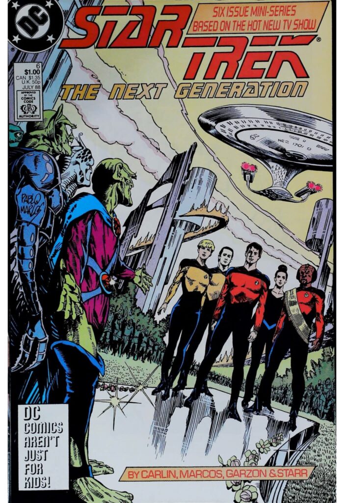 Star Trek The Next Generation #6, vue de l'exemplaire