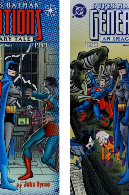 SUPERMAN & BATMAN GENERATIONS (1999) COMPLETE SET #1-4 - DC Comics - lecubeacomics.com Couverture de SUPERMAN & BATMAN GENERATIONS (1999) COMPLETE SET #1-4 - par John Byrne - lecubeacomics.com