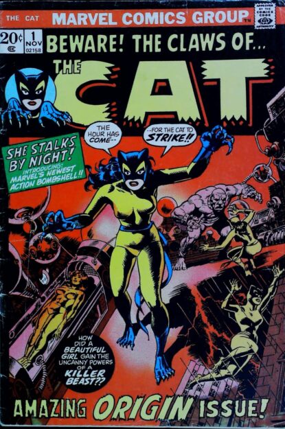 Couverture de CAT (1972) #1 - par Marie Severin - lecubeacomics.com