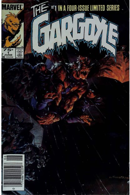 Couverture de GARGOYLE (1985) COMPLETE SET #1-4 - par Bernie Wrightson - lecubeacomics.com