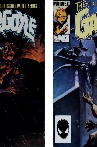 GARGOYLE (1985) COMPLETE SET #1-4 - Marvel - lecubeacomics.com Couverture de GARGOYLE (1985) COMPLETE SET #1-4 - par Bernie Wrightson - lecubeacomics.com