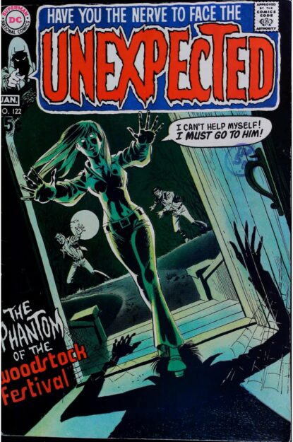 Couverture de UNEXPECTED (1968) #122 - par Dick Giordano - lecubeacomics.com