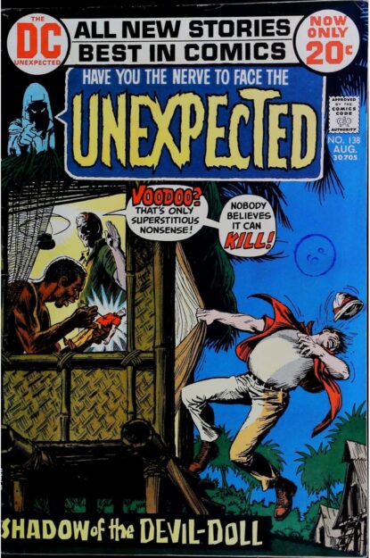 Couverture de UNEXPECTED (1968) #138 - par Nick Cardy - lecubeacomics.com