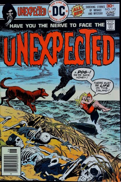 Couverture de UNEXPECTED (1968) #173 - par Luis Dominguez - lecubeacomics.com
