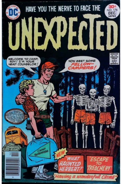 Couverture de UNEXPECTED (1968) #176 - par Jack Sparling - lecubeacomics.com