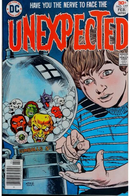 Couverture de UNEXPECTED (1968) #177 - par Ernie Chan - lecubeacomics.com