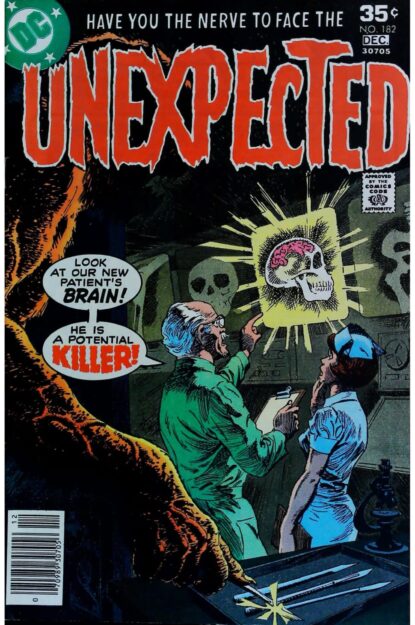 Couverture de UNEXPECTED (1968) #182 - par Luis Dominguez - lecubeacomics.com