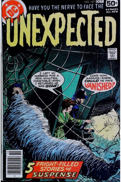 Couverture de UNEXPECTED (1968) #187 - par Luis Dominguez - lecubeacomics.com