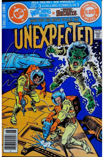 Couverture de UNEXPECTED (1968) #191 - par Joe Orlando - lecubeacomics.com