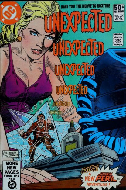 Couverture de UNEXPECTED (1968) #209 - par Rich Buckler - lecubeacomics.com