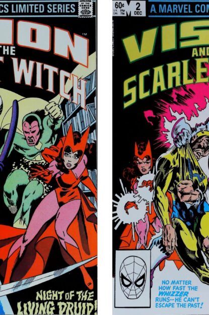 VISION AND THE SCARLET WITCH (1982) COMPLETE SET #1-4 - Marvel - lecubeacomics.com Couverture de VISION AND THE SCARLET WITCH (1982) COMPLETE SET #1-4 - par Rick Leonardi - lecubeacomics.com