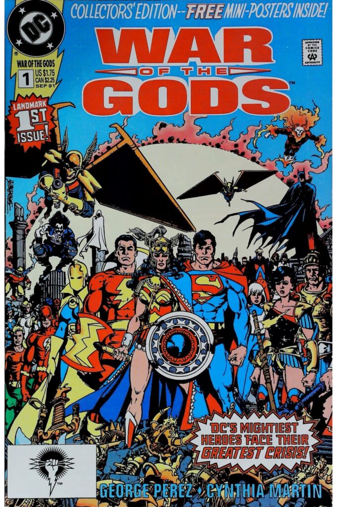 War Of The Gods Complete Set #1-4, vue de l'exemplaire