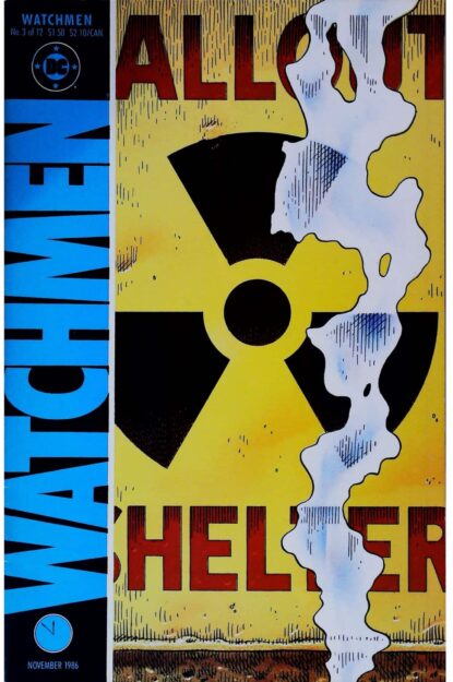 Couverture de WATCHMEN (1986) #3 - par Dave Gibbons - lecubeacomics.com