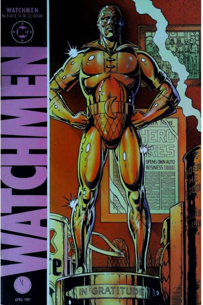 Couverture de WATCHMEN (1986) #8 - par Dave Gibbons - lecubeacomics.com