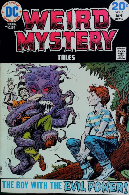 Couverture de WEIRD MYSTERY TALES (1972) #9 - par Luis Dominguez - lecubeacomics.com